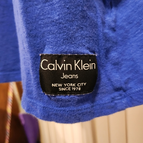 Vintage Calvin Klein Jeans Top Shirt Size Large - Picture 3 of 7